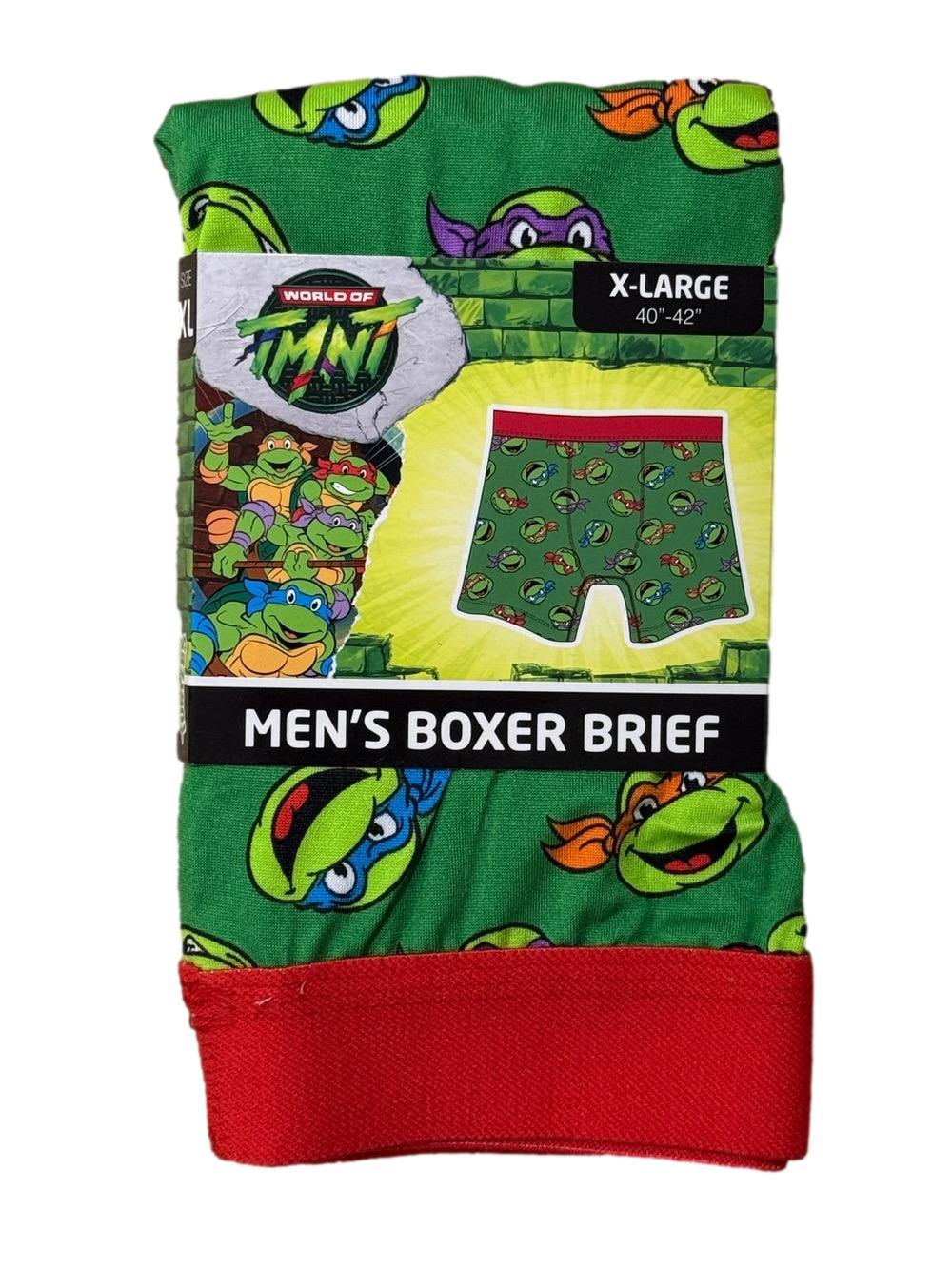 Mens Teenage Mutant Ninja Turtles Licensed Boxer Briefs - Size XL - NWT